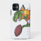 Dino Football Player Case-Mate iPhone Hülle (Rückseite)