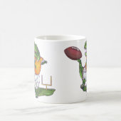 Dino Football Player Kaffeetasse (Mittel)