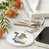 Dino Football Player Schlüsselanhänger (Vorderseite rechts)