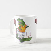 Dino Football Star Kaffeetasse (Vorderseite Links)