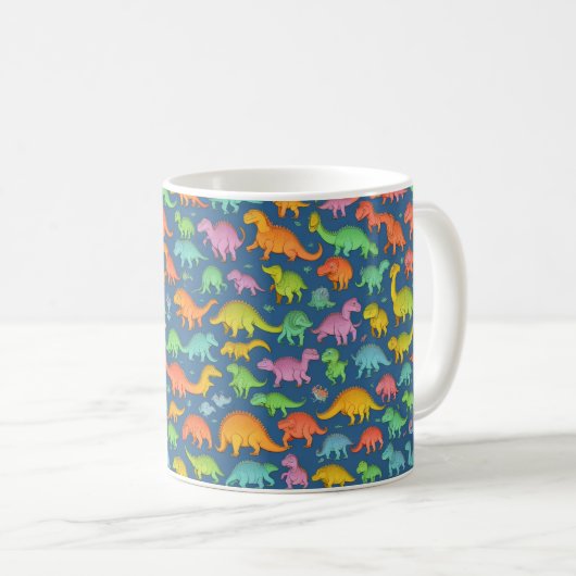 Dino-Formen Kaffeetasse (VorderseiteRechts)