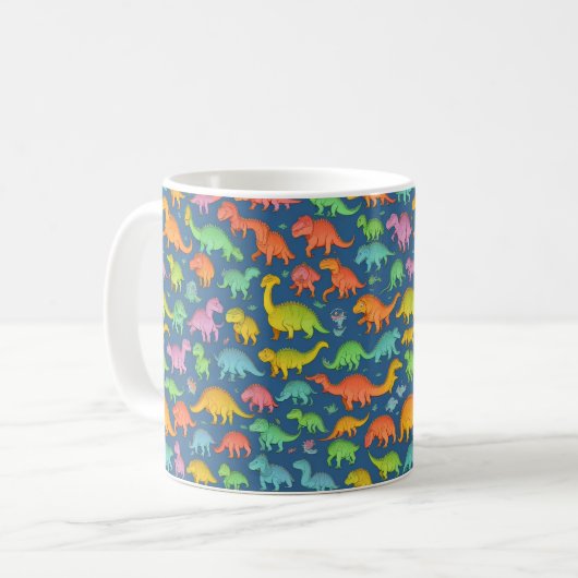 Dino-Formen Kaffeetasse (Vorderseite Links)
