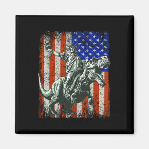 Dino Freiheitsstatue Dinosaurier Magnet