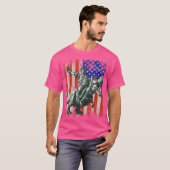 Dino Freiheitsstatue Dinosaurier T-Shirt (Vorne ganz)