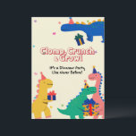 Dino Friends Birthday Einladung<br><div class="desc">Farbenfrohe Dino-Freunde sind hier um zu feiern! Eine lustige und charmante Geburtstagsveranstaltung,  die sich perfekt für Party eignet. (AI-Generated Artwork)</div>