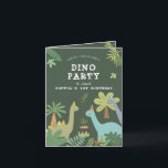 Dino Friends Birthday Einladung<br><div class="desc">Adorable Dinosaurierfreunde laden zu einer lustigen Geburtstagsfeier ein! Ideal,  um den großen Tag Ihres Kindes zu einem besonderen Erlebnis zu machen. (AI-Generated Artwork)</div>