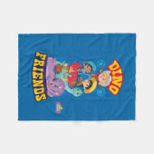 Dino Friends | Dino Ranch Fleecedecke (Vorderseite (Horizontal))