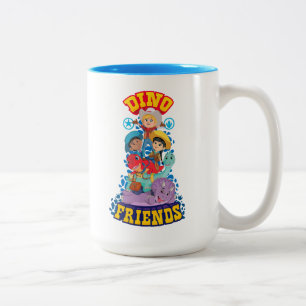 Dino Friends   Dino Ranch Zweifarbige Tasse