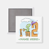 Dino Fun 2. Magnet (Vorderseite/Rückseite)