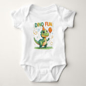 Dino Fun Baby Outfit Baby Strampler (Vorderseite)