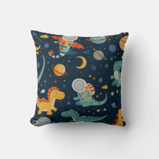 Dino Funny Astronaut Kissen
