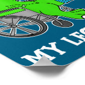 Dino Funny Get Well Broken Leg Gift Dinosaur With  Poster (Ecke)