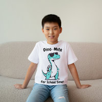 Dino für Schulzeit Kinder T - Shirt