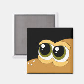 Dino gegenüber Kühlschrankmagnet (Vorderseite/Rückseite)