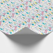 Dino Geschenkpapier (Ecke)