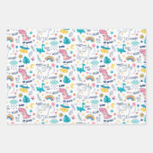 Dino Geschenkpapier Set (Vorderseite 2)