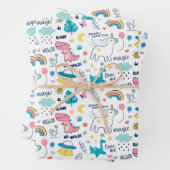 Dino Geschenkpapier Set (Beispiel)