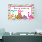 Dino Girl Banner (Messeveranstaltung)