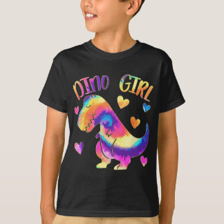 Dino Girl - Dinosaur Lover - Gefärbte Krawatte Nie T-Shirt