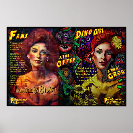 Dino Girl Fans Poster (Vorne)