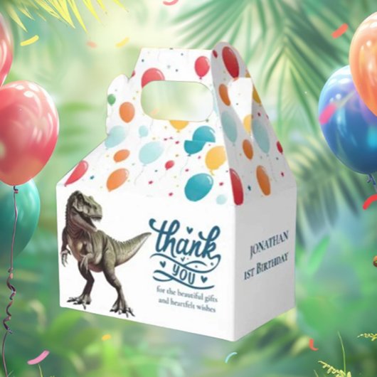 Dino-Happy-Boy-Gefälligkeitsbox Geschenkschachtel