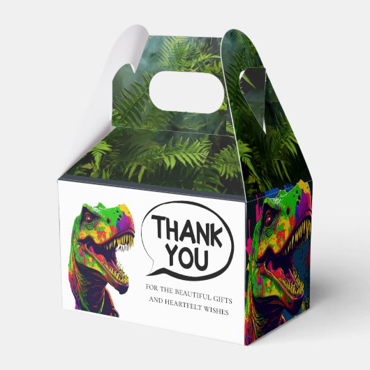 Dino Happy Geschenkschachtel (Vorderseite)