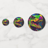 Dino Happy T Rex Konfetti (Vorderseiten)