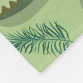 Dino Hatch & Ferns Fleecedecke (Ecke)