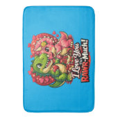 Dino Hearts Rawr Much Valentine,Couple Anniversary Badematte (Vorderseite Vertikal)