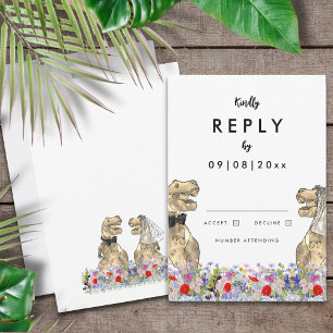 Dino-Hochzeit Antwort