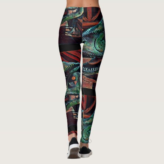 Dino-Hosen Leggings (Rückseite)