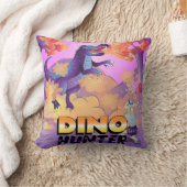 Dino Hunter Illustration Pillow Kissen (Decke)