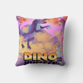 Dino Hunter Illustration Pillow Kissen (Rückseite)