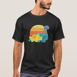 Dino Identifizierung Paläontologie Typen von Dinos T-Shirt