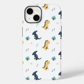 dino iPhone 14 Fall Case-Mate iPhone Hülle (Rückseite)