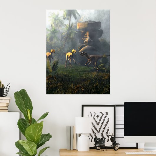Dino Island Poster (Heimbüro)