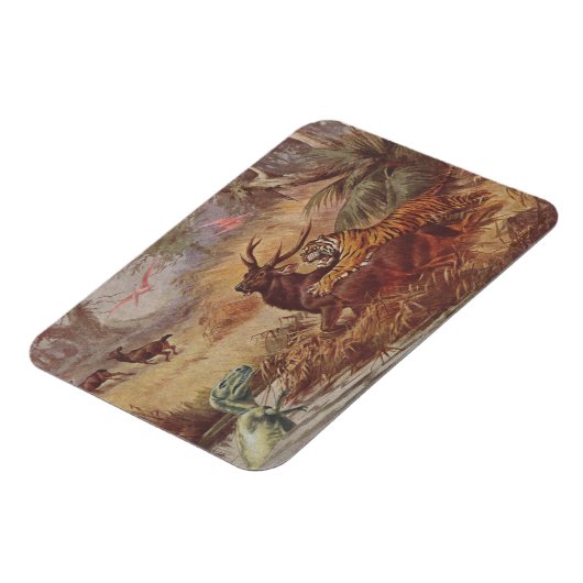 Dino-Jagd - Magnet (Linke Seite)