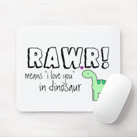 Dino-Jargon Mousepad (Mit Mouse)