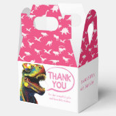 Dino Jurassic Jungle kids Pink Geschenkschachtel (Geöffnet)