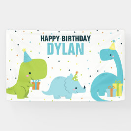 Dino Kindergeburtstag Party Banner