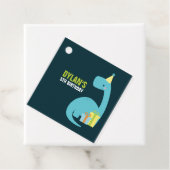 Dino Kindergeburtstag Party Geschenkanhänger (Beispiel)