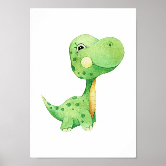 Dino Kinderzimmer Poster Dinosaurier Kinder Zimmer (Vorne)