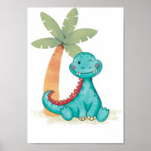 Dino Kinderzimmer Poster Dinosaurier Kinderzimmer (Vorne)