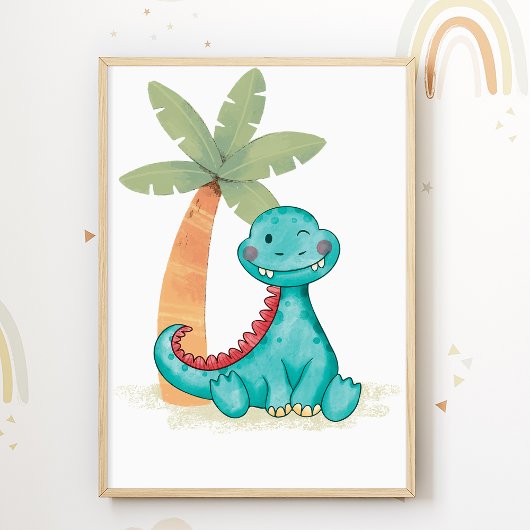 Dino Kinderzimmer Poster Dinosaurier Kinderzimmer