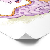 Dino Kinderzimmer Poster Dinosaurier Kinderzimmer (Ecke)