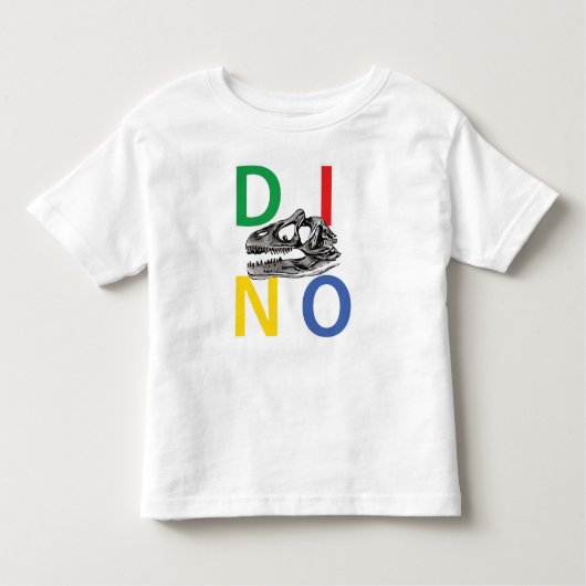 DINO - Kleinkind Fine Jersey T - Shirt (Vorderseite)