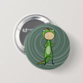 Dino-Knopf Button (Vorne & Hinten)