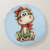 🦕🎀 “Dino-Knuffel!” Kissen 💙✨ (Rückseite)