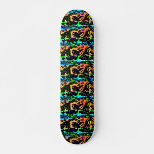 Dino-Kunstwerk so cool Skateboard