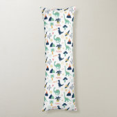 Dino Land White Seitenschläferkissen (Rückseite (Vertikal))